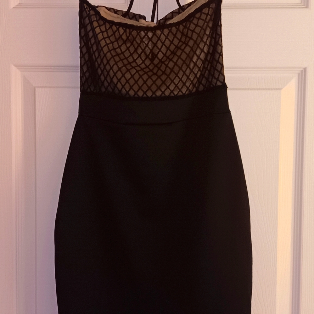 Beautiful Women's Scrappy Bodycon Style Little Black Party Dress